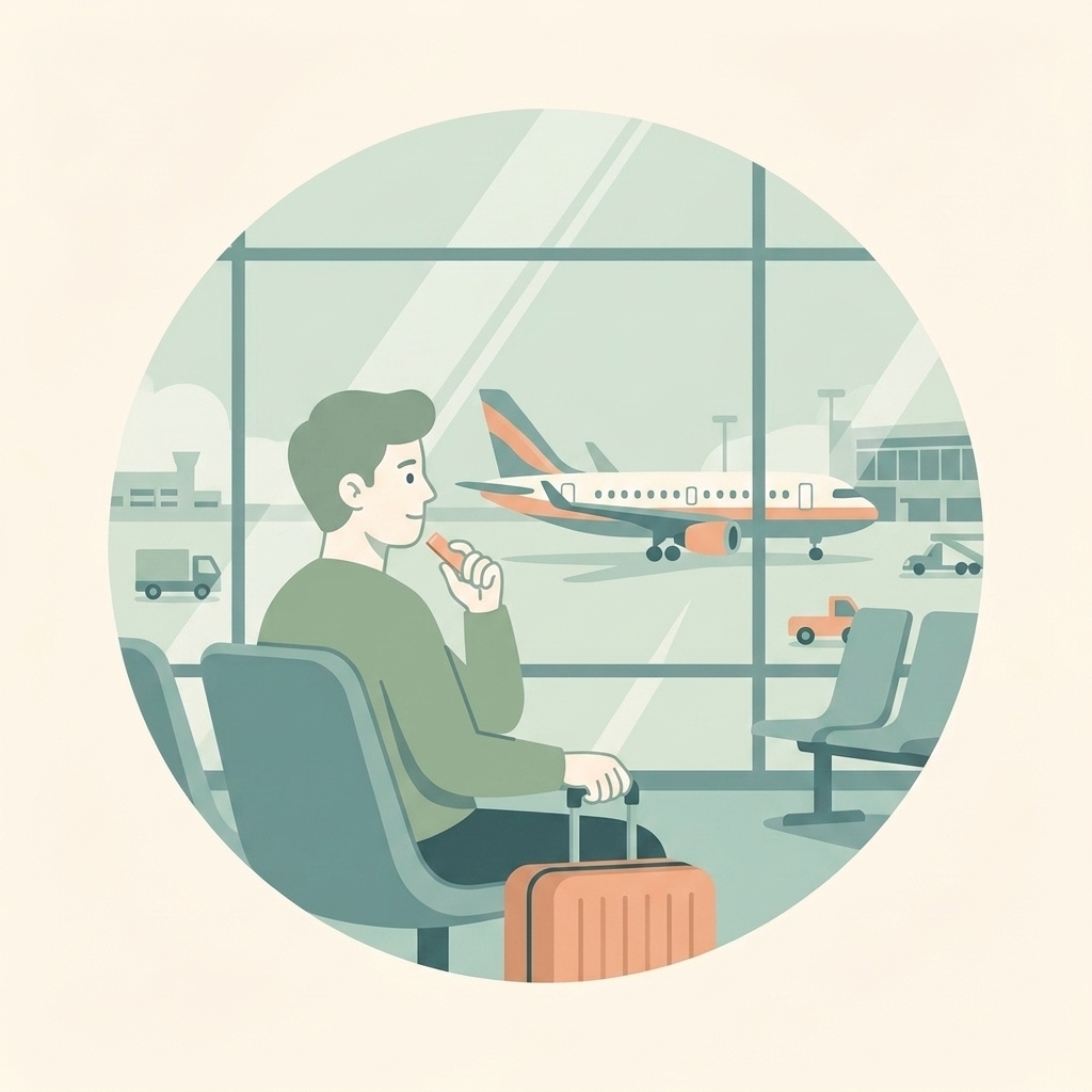 Flights, Road Trips, and Long Days Without a Cigarette Break