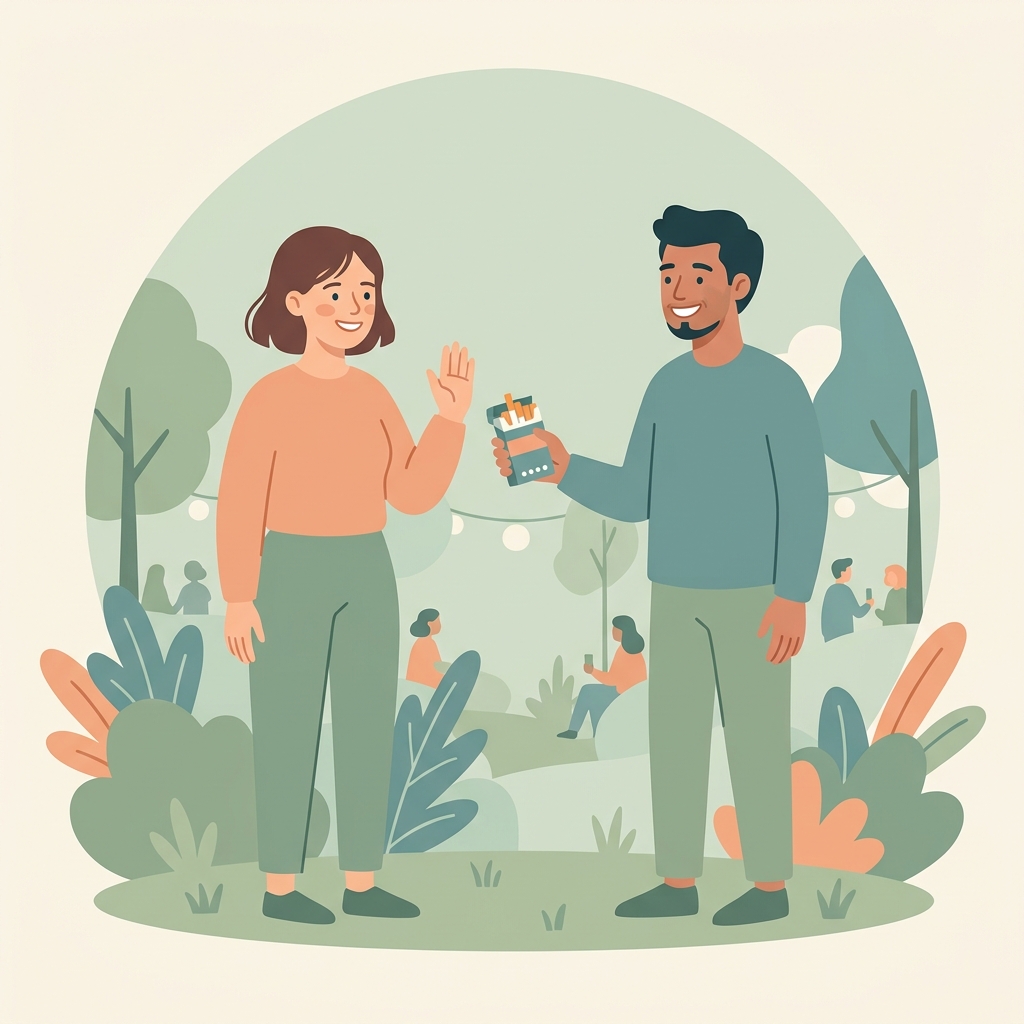 What to Say When Someone Offers You a Cigarette